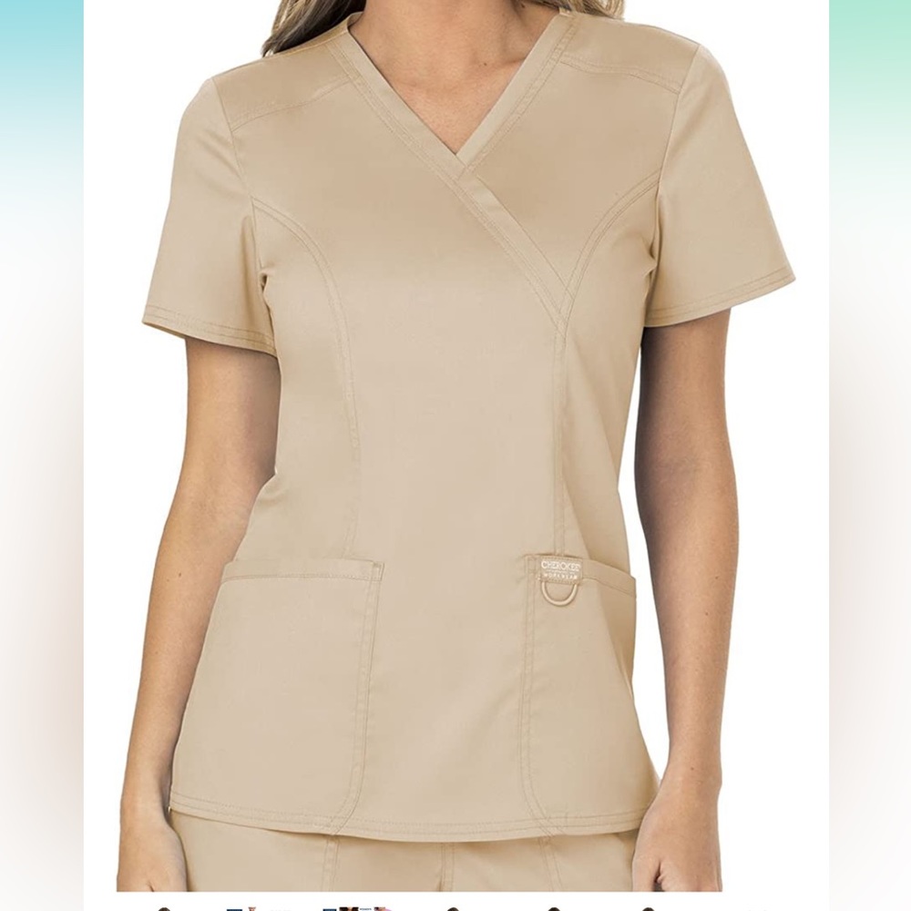 NWT-CHEROKEE Womens Mock Wrap Top 2XL